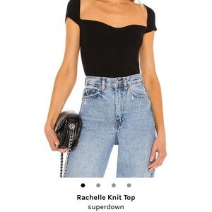 Brand New Superdown Rachelle Knit Top Size Small